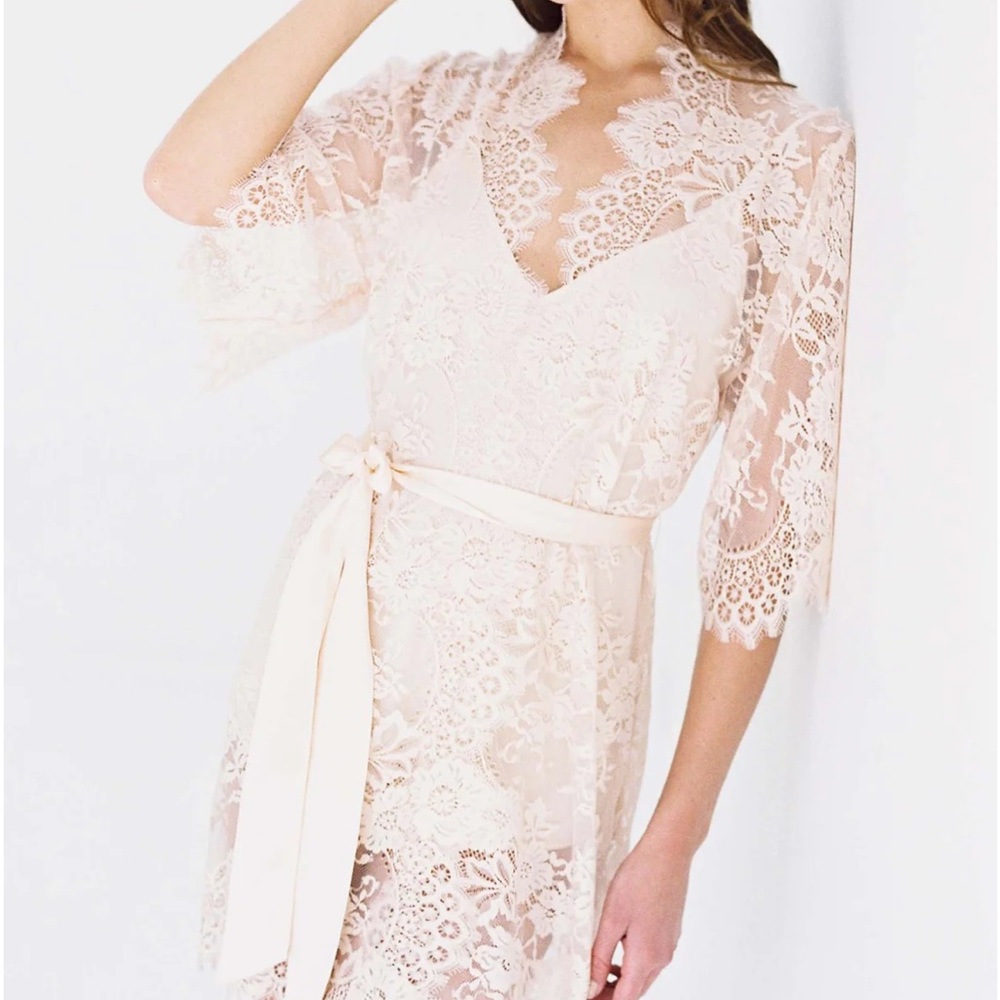 A Girl and a Serious Dream Lace Robe